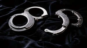 Из портфеля дорогого он наручники достал...