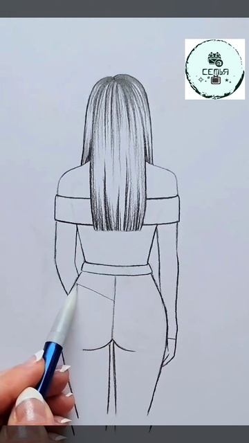 УЧИМСЯ ЛЕГКО РИСОВАТЬ ДЕВУШКУ смотреть онлайн