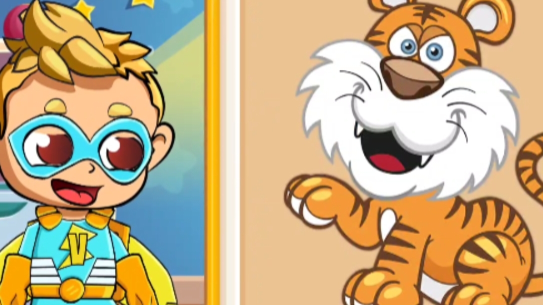 Влад и Никита. Пазлы. Мультфильм игра смотреть онлайн