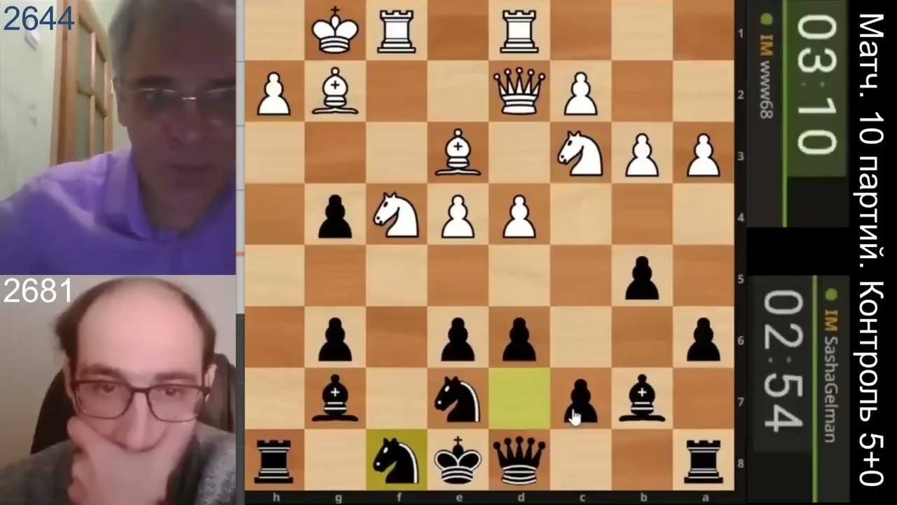 Я и без коня у Саши выиграю! Дмитрий Щукин - Шура Гельман. Партия №9 смотреть онлайн