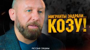 РУССКАЯ ОБЩИНА: Мигранты задрали... козу! #россия #важное #новости