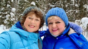 Прогулка с сестрой. Январская сказка.Собачка соседей.