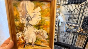 Посмотрите, какой ШИКАРНЫЙ ПОРТРЕТ подарили Жорику! Люська снова воюет за подарки!