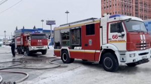 В Свердловской области локализовали пожар на пункте выдачи заказов