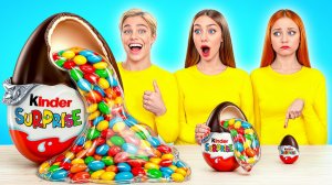 Большая, Средняя или Маленькая Тарелка Челлендж | Креативные Лайфхаки с Едой от Multi DO Challenge