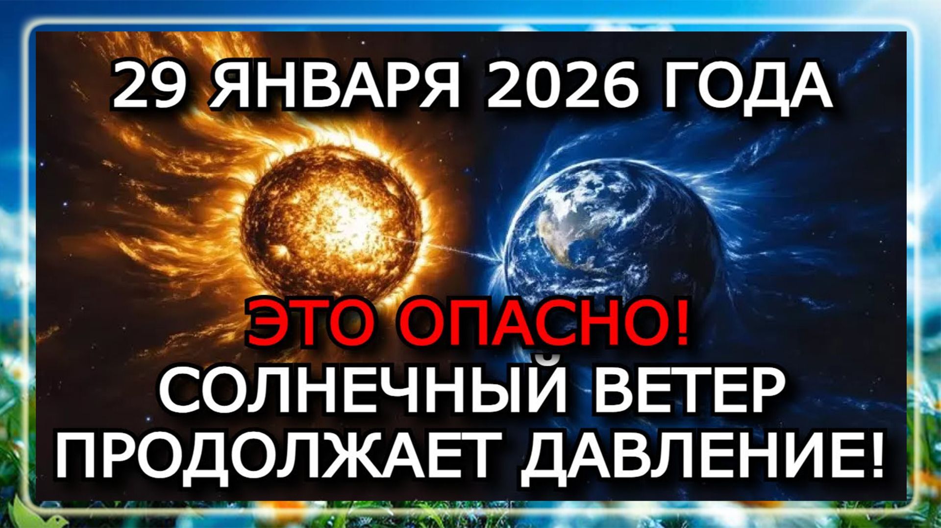 МАГНИТНЫЕ БУРИ 29 ЯНВАРЯ 2026 — КОРОНАЛЬНАЯ ДЫРА И КОЛЕБАНИЯ ДО K7 смотреть онлайн