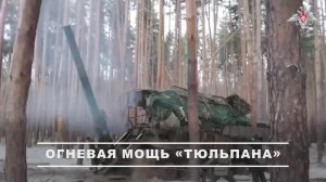 🔥 Расчеты самоходных минометов «Тюльпан» группировки войск «Запад» уничтожили пункты временной д...