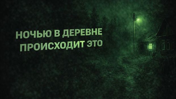 НОЧЬЮ В ДЕРЕВНЕ ПРОИСХОДИТ ЭТО. Страшные. Мистические. Творческие истории смотреть онлайн