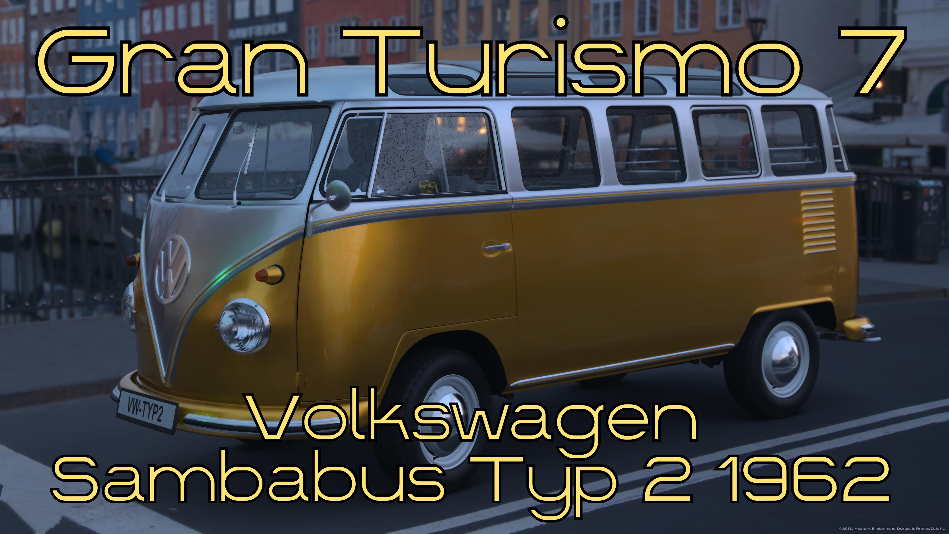 Gran Turismo 7: Volkswagen Sambabus Typ 2 1962 – Солнечные путешествия на колесах мечты! 🚑🌞 смотреть онлайн