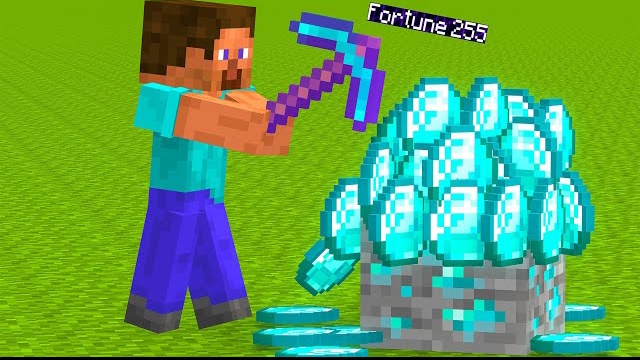 Сколько бриллиантов может выдать FORTUNE 255 в Майнкрафте? смотреть онлайн