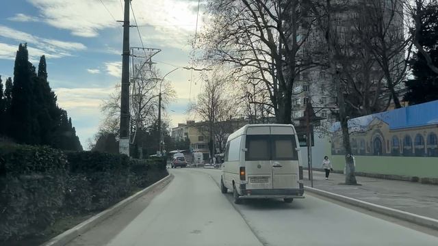 Ялта. Московская, Киевская, К.Маркса улицами. 06.01.2026. Крым. Crimea. Yalta. смотреть онлайн