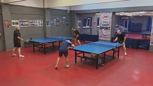 Звергздин А. (692) - Ким А. (653) настольный теннис 27.01 Малиновый 400+ турнир СПб