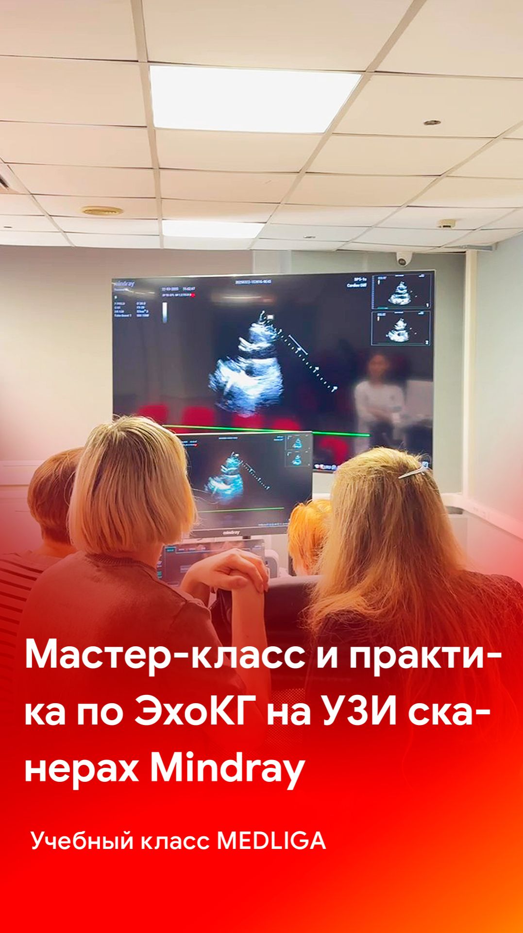Практика ЭхоКГ в учебном классе MEDLIGA на аппаратах Mindray смотреть онлайн