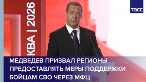 Медведев призвал регионы предоставлять меры поддержки бойцам СВО через МФЦ
