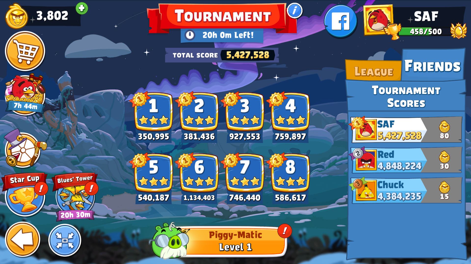 Angry Birds Friends. Турнир (28.01.2026). Все уровни 3 звезды. Прохождение от SAFa. смотреть онлайн