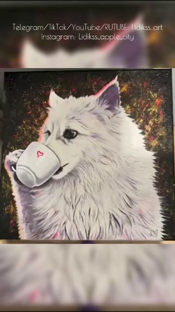 ИИ оживил мою работу ☺️🎨🤍 смотреть онлайн