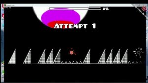 Играем в Geometry Dash!!! Популярные уровни, все происходит на компе!