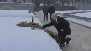 Владимир Путин. Церемония возложения венка к монументу «Мать-Родина» 27 января 2026 года