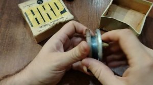 РЕДКАЯ ПРОВОДОЧНАЯ КАТУШКА ИЗ СССР НКР-65, ЗАВОД ВОЕНОХОТ-1. НОСТАЛЬГИЯ ПО СНАСТЯМ СССР.