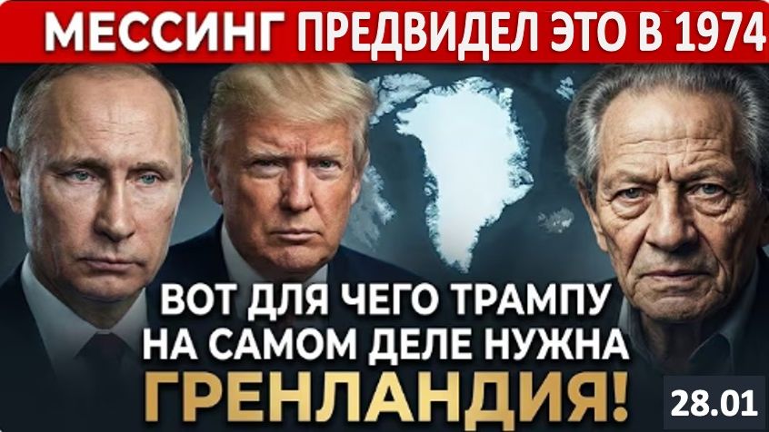 Мессинг и Ванга видели одно! Гренландия решит судьбу мира — Россия готовилась 50 лет смотреть онлайн
