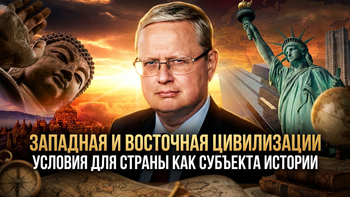 Михаил Делягин | Западная и восточная цивилизации. Условия для страны как субъекта истории смотреть онлайн