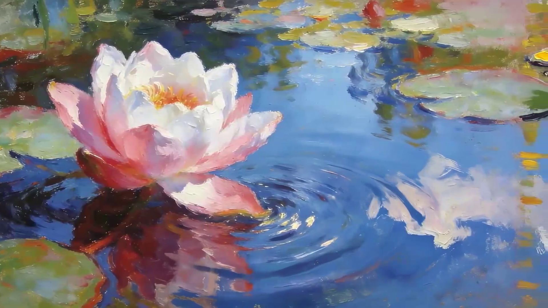 Визуальные поэмы - Клод Моне `Пруд с кувшинками` смотреть онлайн