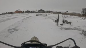 Прогулка на эндуро  JHL ZR8I или как вытащить  мотоцикл из сугроба