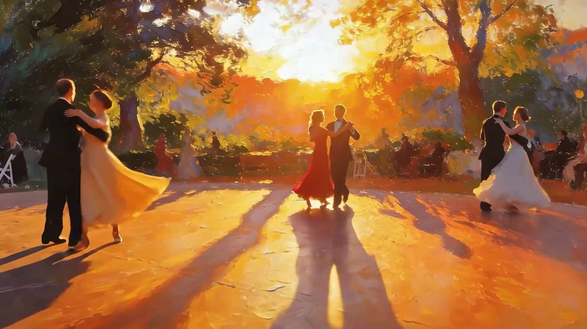 Визуальные поэмы - Пьер-Огюст Ренуар `Воскресные танцы в Париже` смотреть онлайн