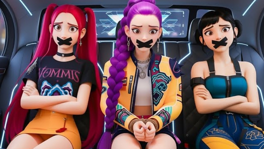 Джину и Эбби похитили Руми, Миру и Зои, но для чего? Охотники на демонов. смотреть онлайн