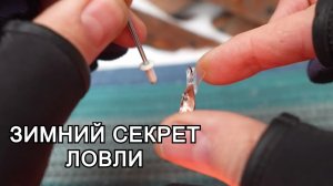 Уловка для зимней рыбалки. Зимние СЕКРЕТЫ 2026
