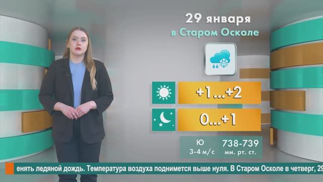 Погода в Старом Осколе на 29 января смотреть онлайн