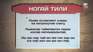 Разговорник (Ногайский язык)