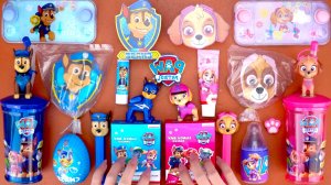 Игрушки и конфеты из мультфильма «Щенячий патруль»: Скай против Рокки