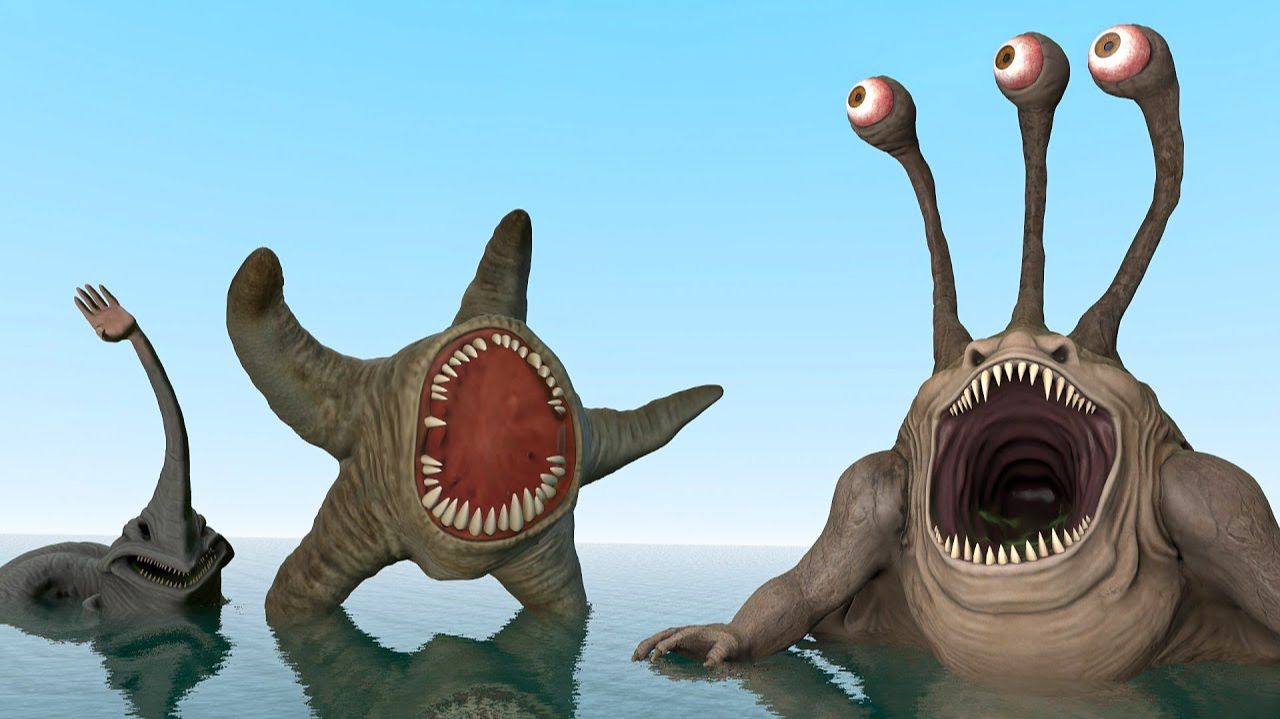 МОРСКОЕ ЧУДОВИЩЕ ПРОТИВ МОРСКОЙ ЗВЕЗДЫ И МОРСКОГО МОНСТРА С РУКОЙ (МЫ ЗАПЛЫЛИ СЛИШКОМ ДАЛЕКО) смотреть онлайн