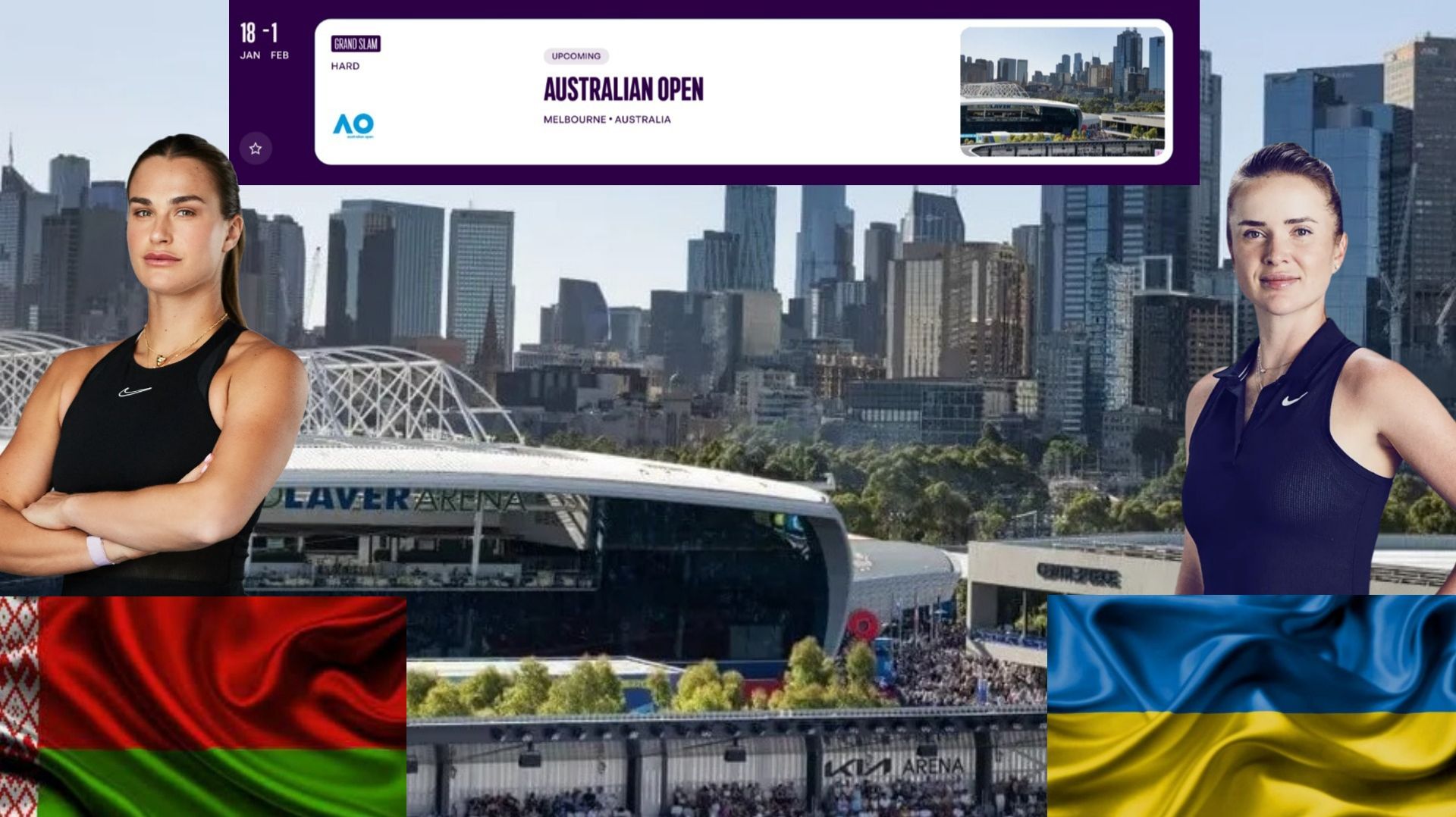 Арина Соболенко - Элина Свитолина смотреть онлайн