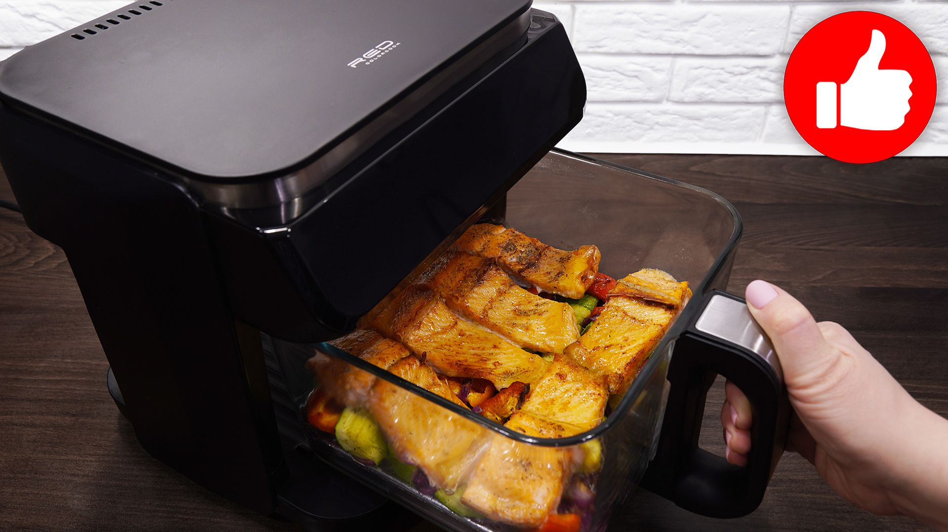 Больше Не жарю Рыбу! Так намного проще и полезнее! Рыба с овощами в аэрогриле смотреть онлайн