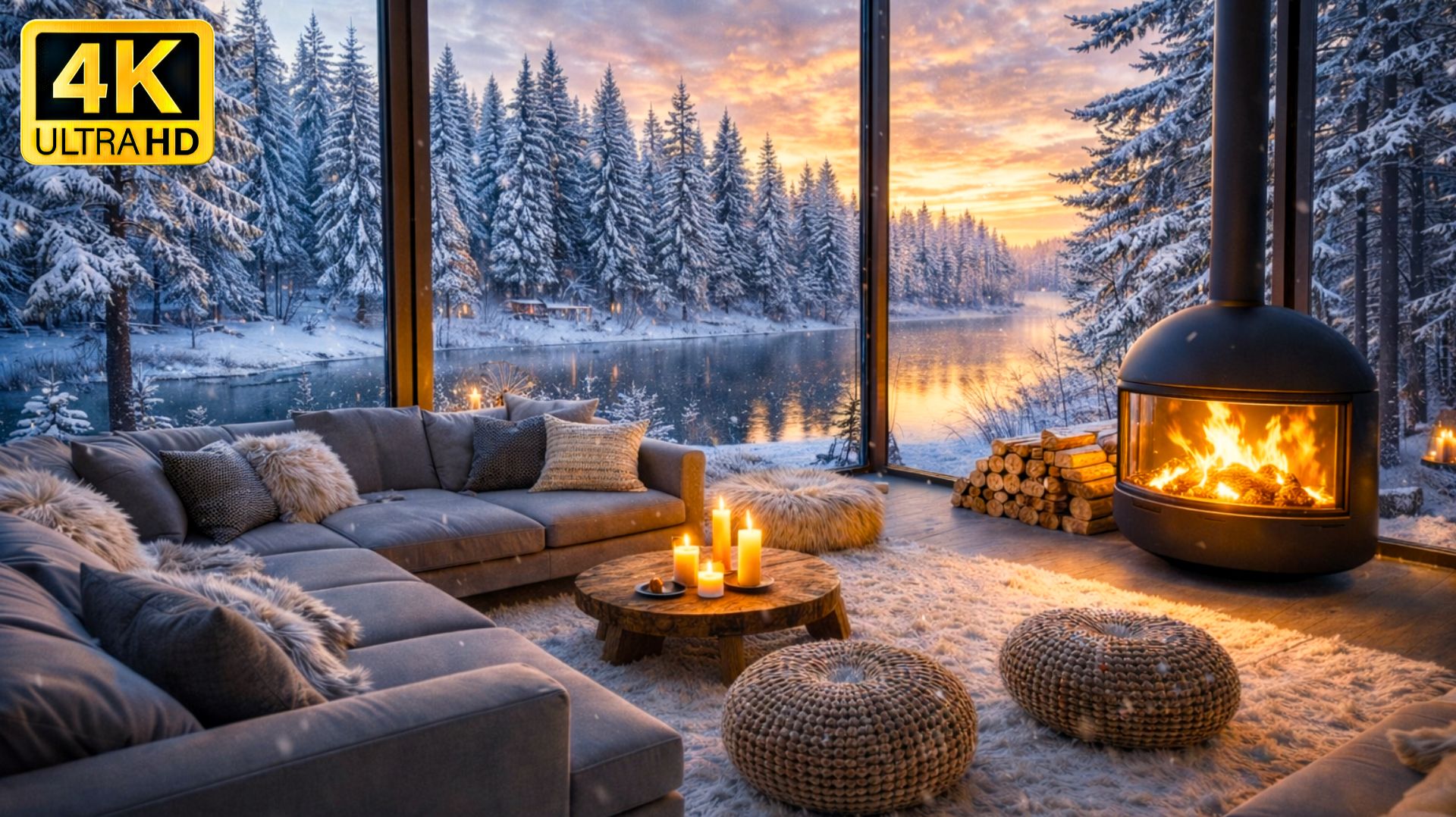 Камин 4K / Звуки Камина / Fireplace 4K смотреть онлайн