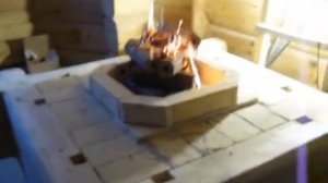 ПЕЧИ и КАМИНЫ 21-го века. Тёплый камин с топкой  открытой со всех сторон.