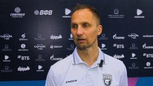 Суперлига 2025-2026/20-й тур/Нова - МГТУ/О.Миканович, гл. тренер ВК Нова