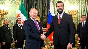 Путин провел переговоры с президентом Сирии Ахмедом аш-Шараа в Кремле