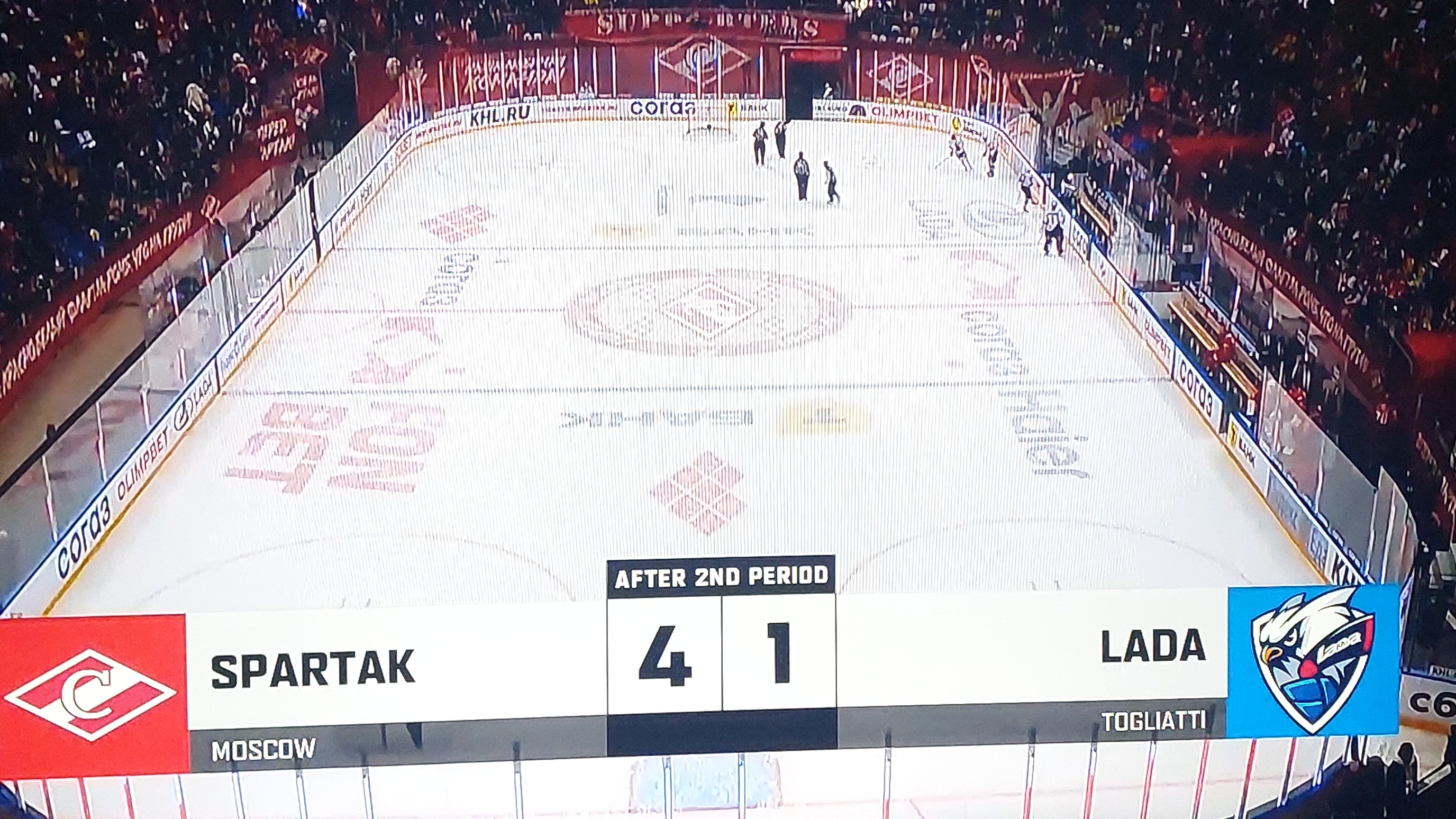 Обзор матча Фонбет КХЛ Спартак - Лада смотреть онлайн