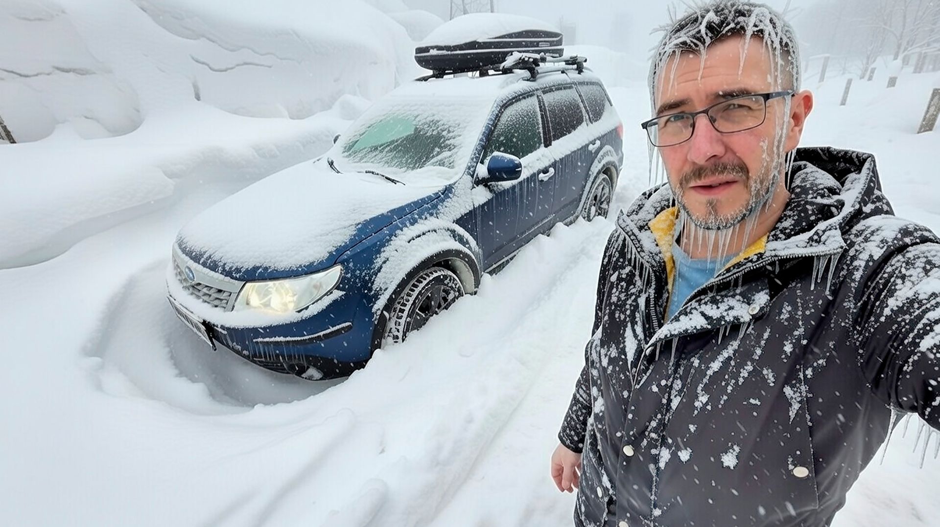 Снежный армагеддон в Москве: как город утопает в сугробах и рекордные МОРОЗЫ 🥶 смотреть онлайн