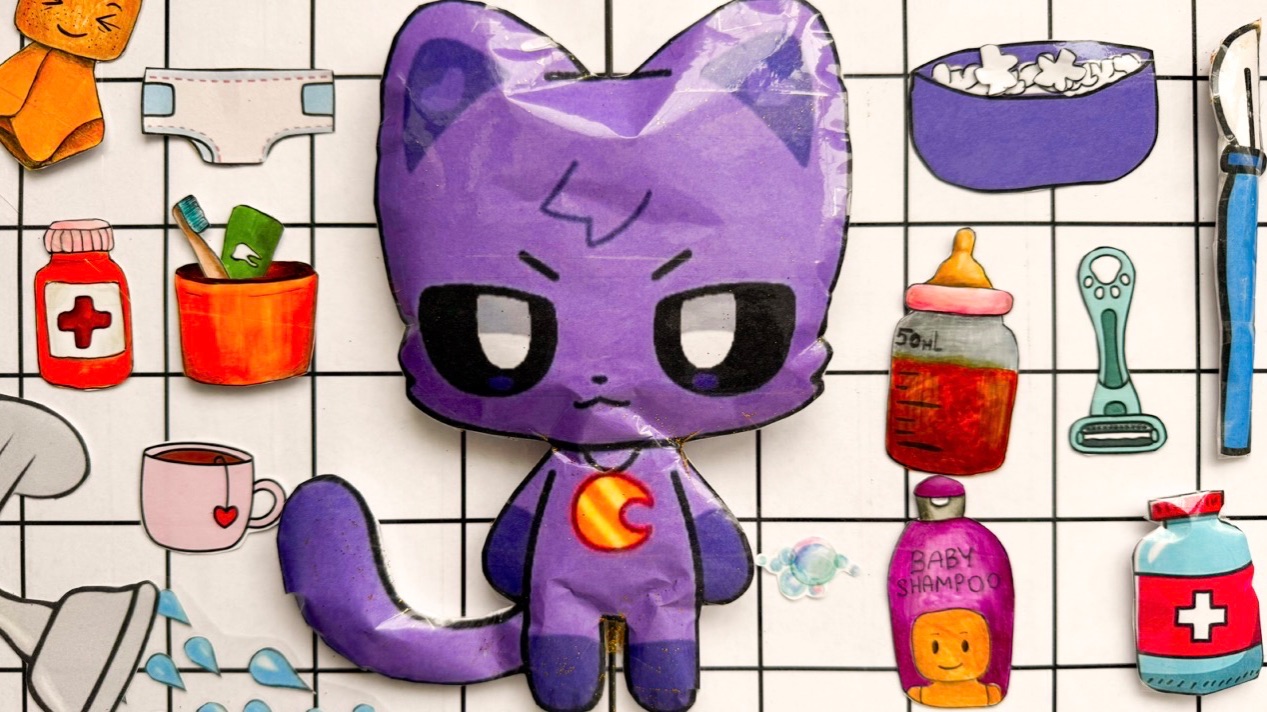 Catnap беременна 🤰)) какие чудесные малыши и все в блестках 👶🏻 смотреть онлайн