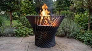 Чаша для костра Спиральная башня 800 мм