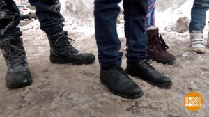 Водоотталкивающая пропитка для обуви. Тест с полным погружением. Доброе утро. Фрагмент выпуска от...