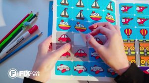 Книга с наклейками | FIX PRICE