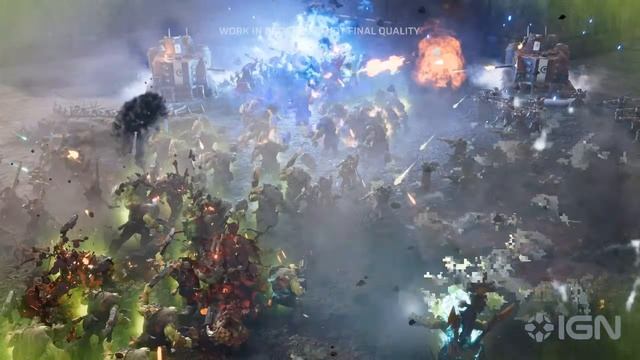 Warhammer 40,000 Dawn of War 4 – Official Orks Faction Trailer IGN First смотреть онлайн