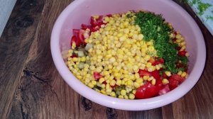 Быстрый салатик на каждый день