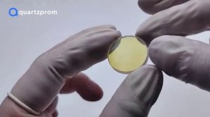 Окно из инфракрасного сульфида цинка (ZnS) высокой точности