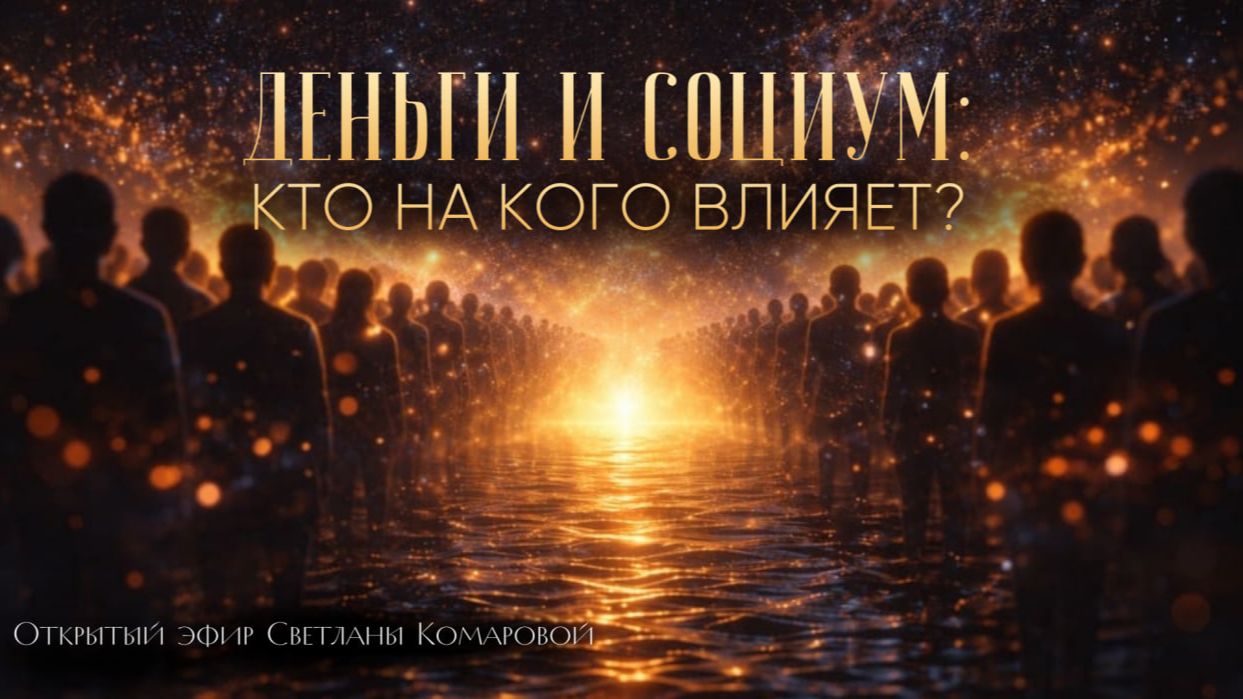 Открытый эфир «Деньги и социум: кто на кого влияет? Деконструкция финансовых паттернов» смотреть онлайн